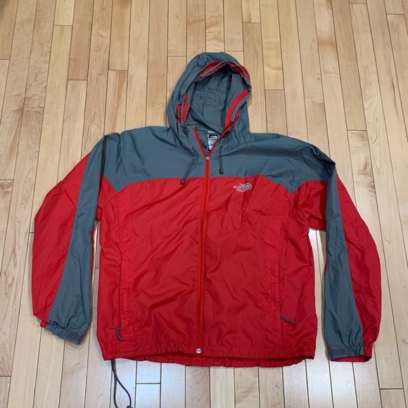 The North Face red rain jacket size large - Picture 2 of 7